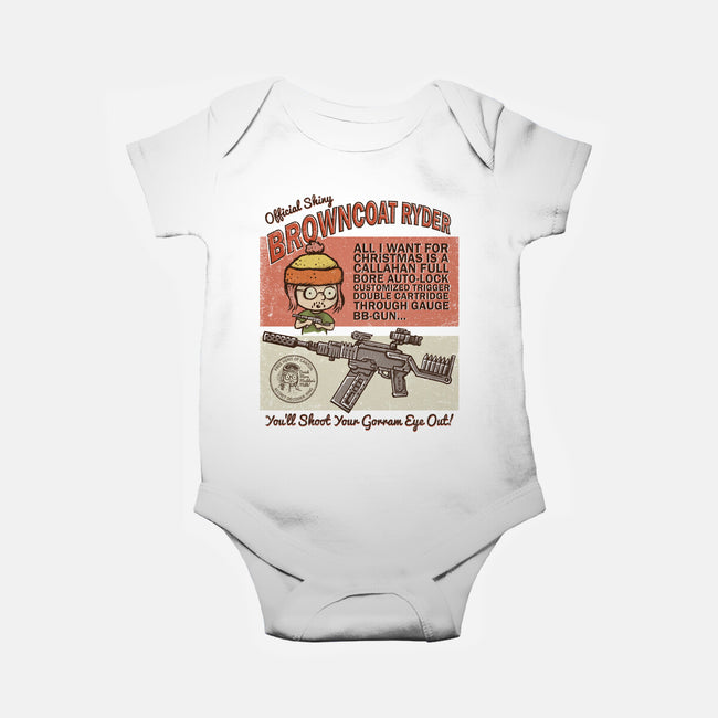 Browncoat Ryder BB-Gun-baby basic onesie-kg07