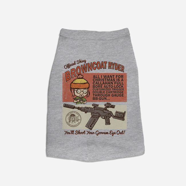 Browncoat Ryder BB-Gun-dog basic pet tank-kg07