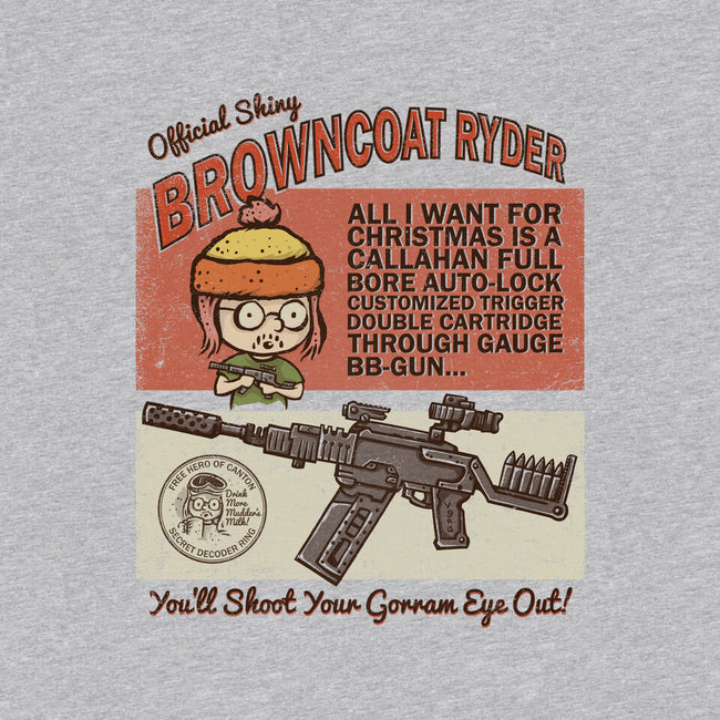 Browncoat Ryder BB-Gun-womens off shoulder sweatshirt-kg07