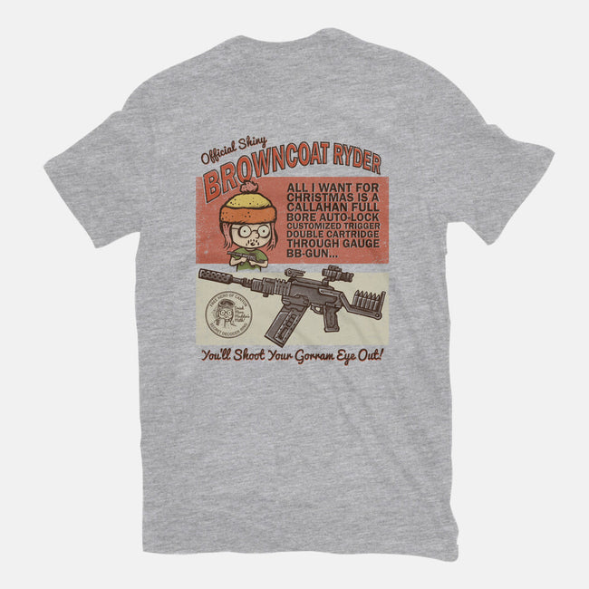 Browncoat Ryder BB-Gun-womens fitted tee-kg07