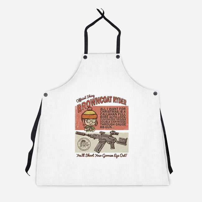 Browncoat Ryder BB-Gun-unisex kitchen apron-kg07