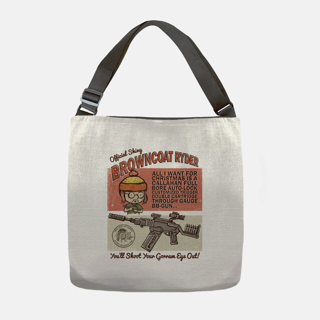 Browncoat Ryder BB-Gun-none adjustable tote bag-kg07