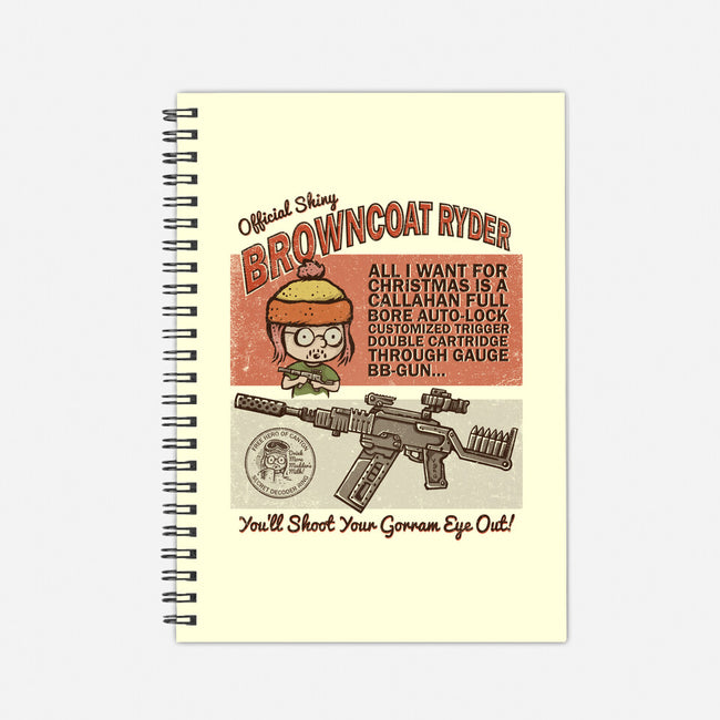 Browncoat Ryder BB-Gun-none dot grid notebook-kg07