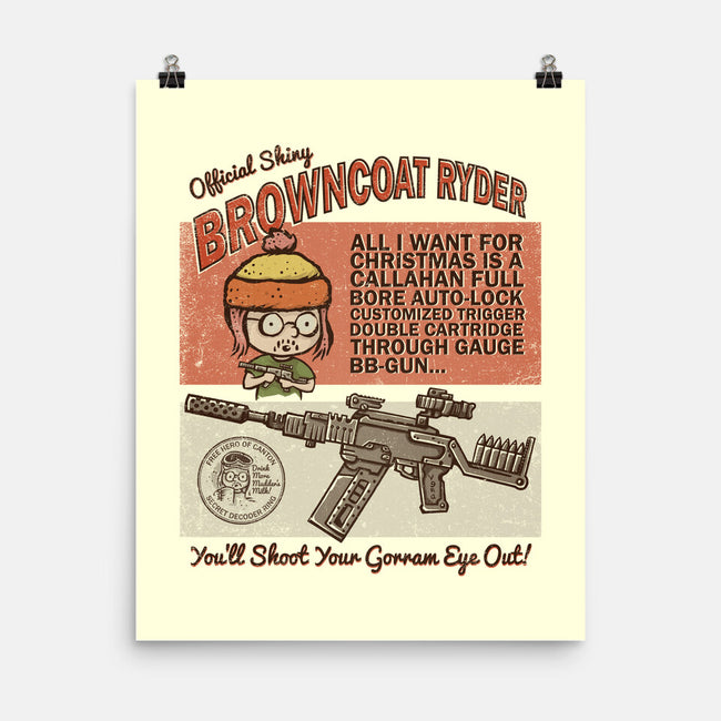 Browncoat Ryder BB-Gun-none matte poster-kg07