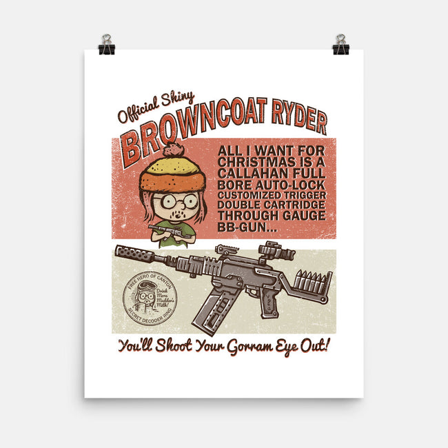 Browncoat Ryder BB-Gun-none matte poster-kg07