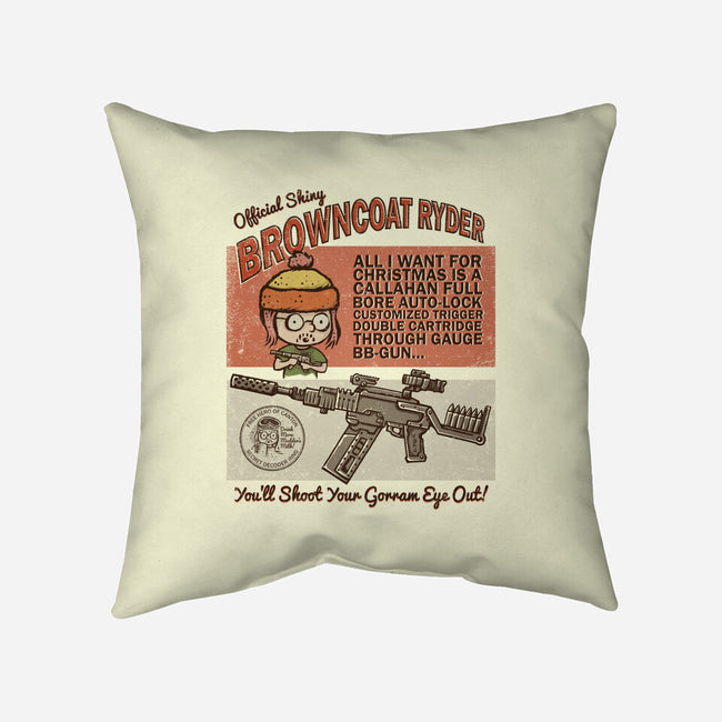 Browncoat Ryder BB-Gun-none removable cover w insert throw pillow-kg07