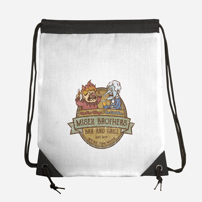 Miser Brothers Bar And Grill-none drawstring bag-kg07