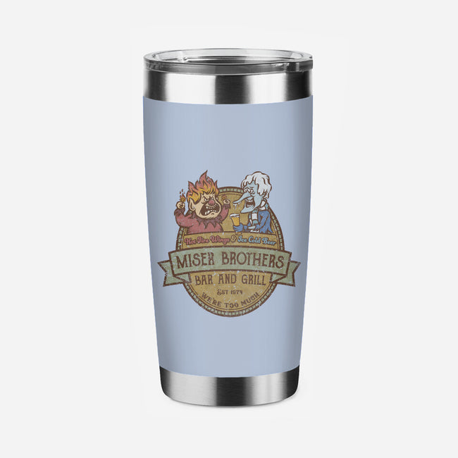 Miser Brothers Bar And Grill-none stainless steel tumbler drinkware-kg07