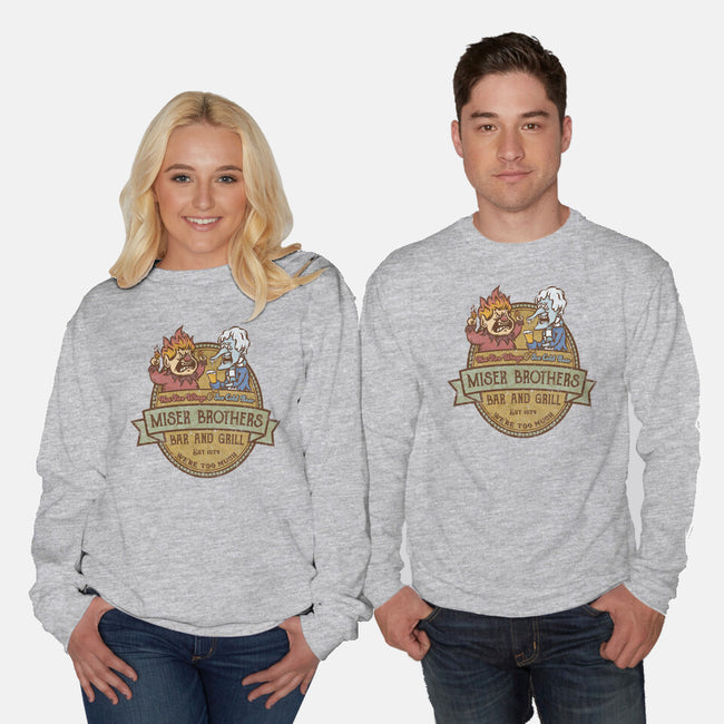 Miser Brothers Bar And Grill-unisex crew neck sweatshirt-kg07