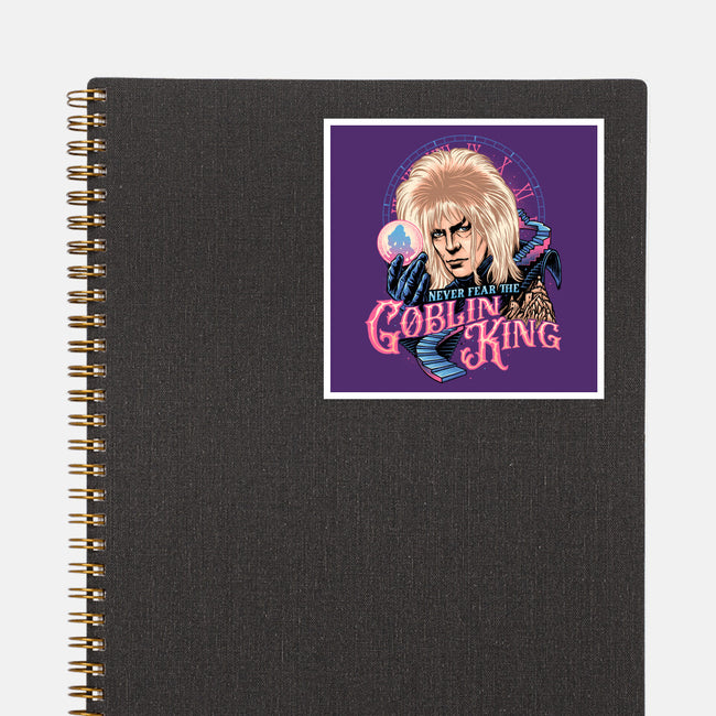 Never Fear The Goblin King-none glossy sticker-momma_gorilla