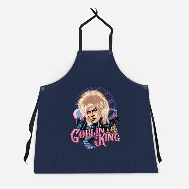 Never Fear The Goblin King-unisex kitchen apron-momma_gorilla
