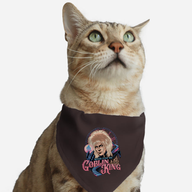 Never Fear The Goblin King-cat adjustable pet collar-momma_gorilla
