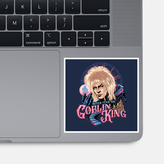 Never Fear The Goblin King-none glossy sticker-momma_gorilla