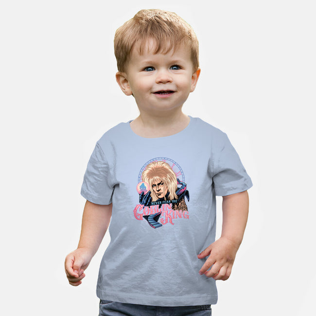 Never Fear The Goblin King-baby basic tee-momma_gorilla