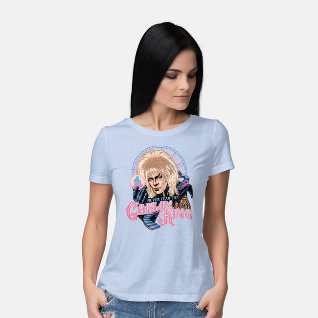 Never Fear The Goblin King-womens basic tee-momma_gorilla