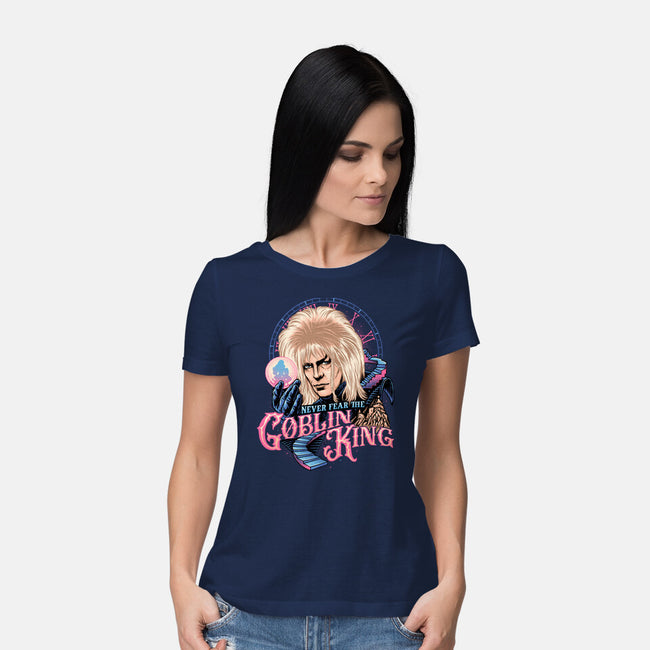 Never Fear The Goblin King-womens basic tee-momma_gorilla
