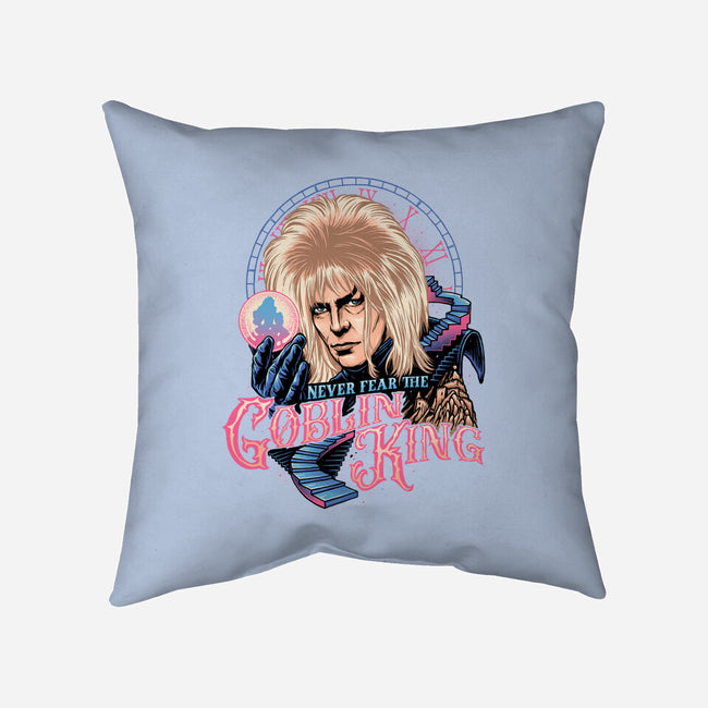 Never Fear The Goblin King-none removable cover w insert throw pillow-momma_gorilla