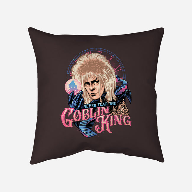 Never Fear The Goblin King-none removable cover w insert throw pillow-momma_gorilla