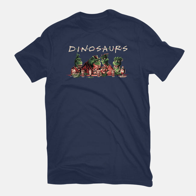 D-I-N-O-S-A-U-R-S-womens fitted tee-goodidearyan