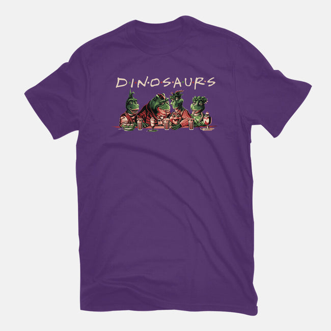 D-I-N-O-S-A-U-R-S-womens fitted tee-goodidearyan