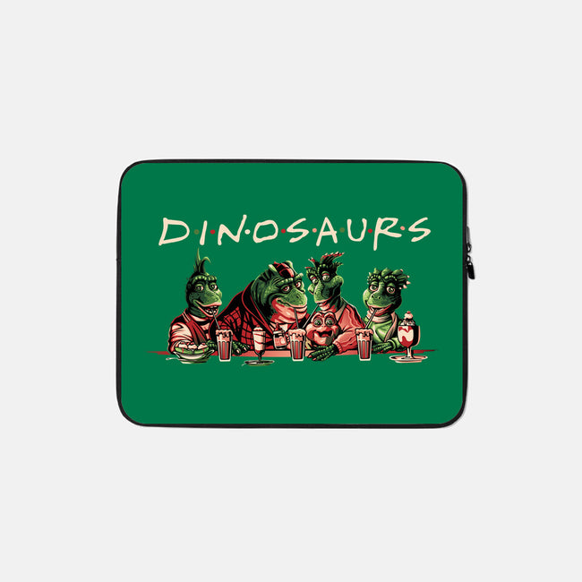 D-I-N-O-S-A-U-R-S-none zippered laptop sleeve-goodidearyan