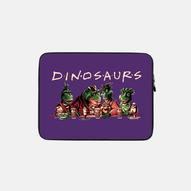 D-I-N-O-S-A-U-R-S-none zippered laptop sleeve-goodidearyan