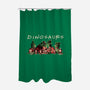 D-I-N-O-S-A-U-R-S-none polyester shower curtain-goodidearyan