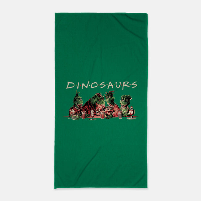 D-I-N-O-S-A-U-R-S-none beach towel-goodidearyan