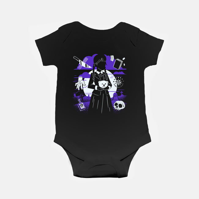 Wednesday Torturer-baby basic onesie-estudiofitas