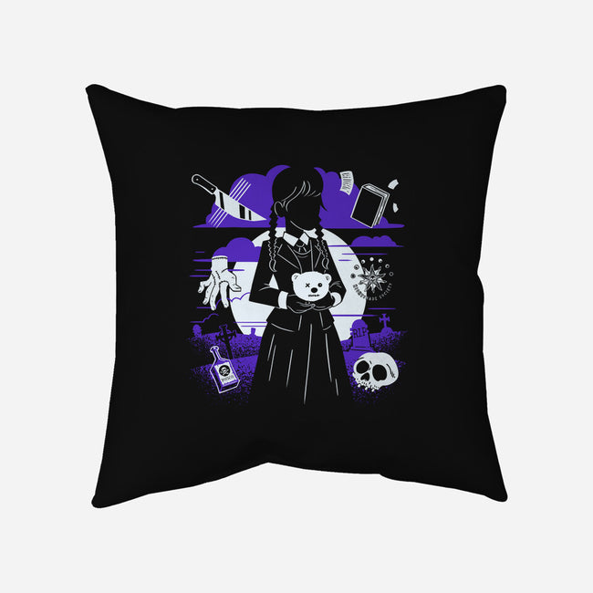 Wednesday Torturer-none removable cover w insert throw pillow-estudiofitas