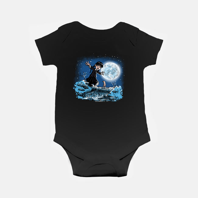 Thing And Wednesday-baby basic onesie-zascanauta