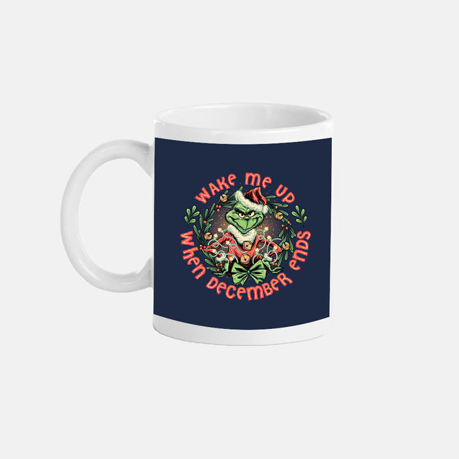 Wake Me Up When December Ends-none mug drinkware-momma_gorilla