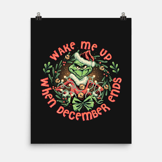 Wake Me Up When December Ends-none matte poster-momma_gorilla