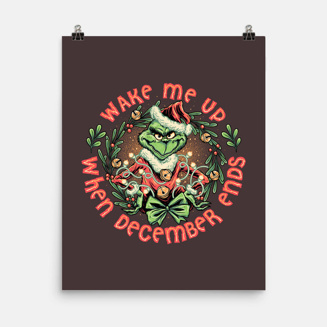 Wake Me Up When December Ends-none matte poster-momma_gorilla