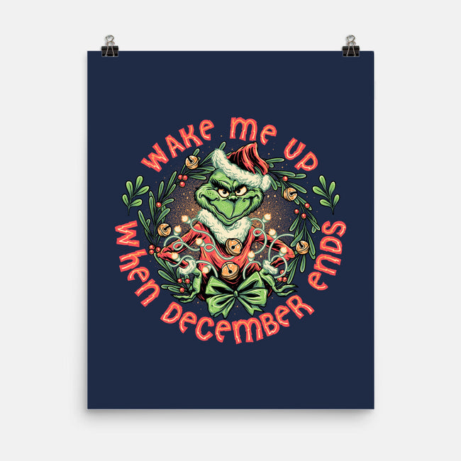 Wake Me Up When December Ends-none matte poster-momma_gorilla