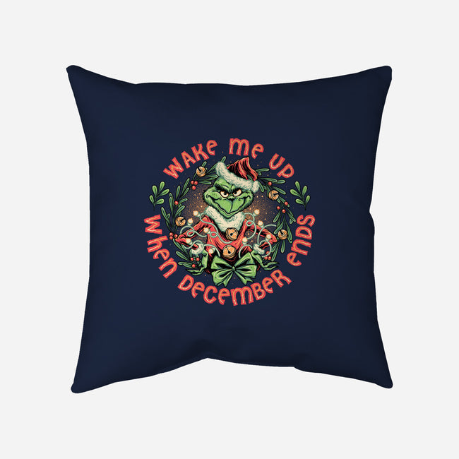 Wake Me Up When December Ends-none removable cover w insert throw pillow-momma_gorilla