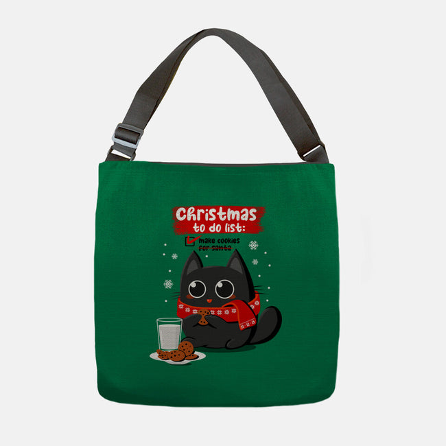 Cookies For Santa-none adjustable tote bag-erion_designs