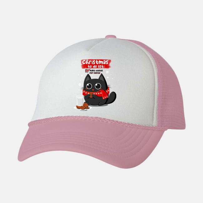 Cookies For Santa-unisex trucker hat-erion_designs