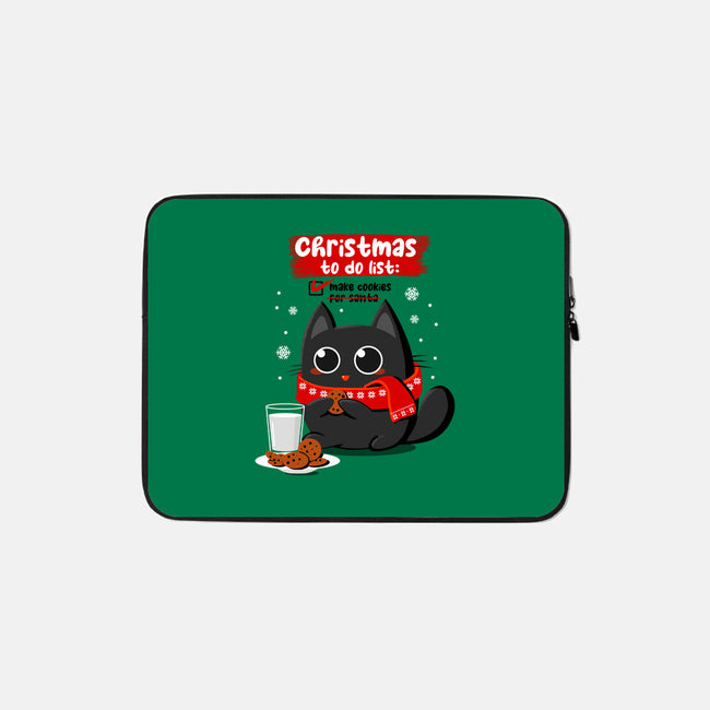 Cookies For Santa-none zippered laptop sleeve-erion_designs