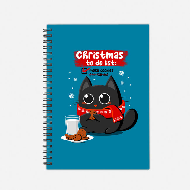 Cookies For Santa-none dot grid notebook-erion_designs