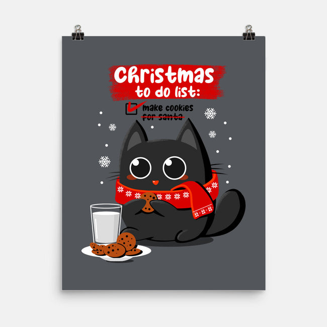 Cookies For Santa-none matte poster-erion_designs