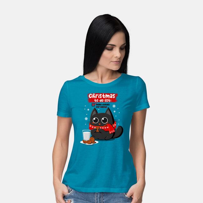 Cookies For Santa-womens basic tee-erion_designs