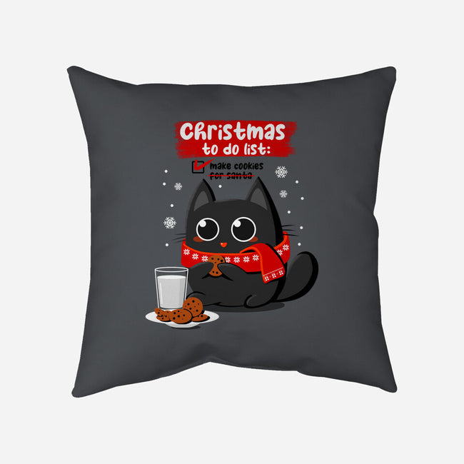 Cookies For Santa-none removable cover throw pillow-erion_designs