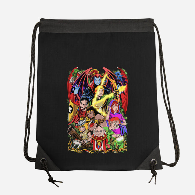 D&D-none drawstring bag-Nihon Bunka