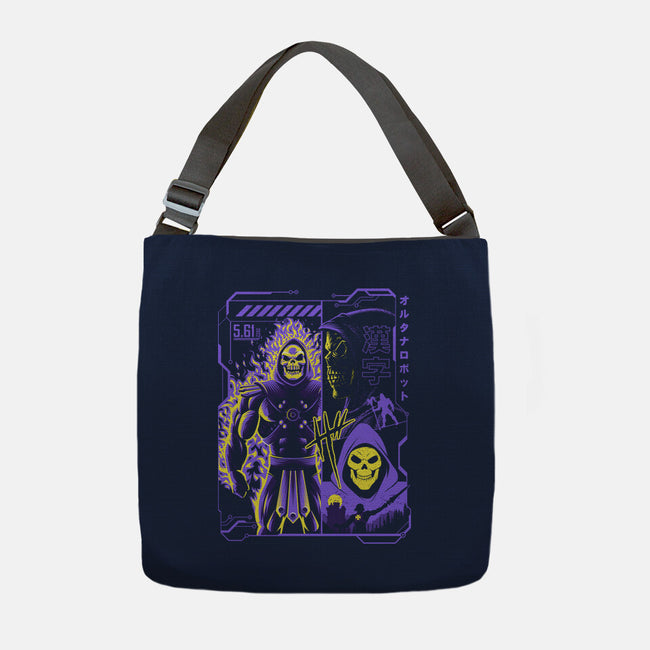 Skeletor Manga-none adjustable tote bag-albertocubatas