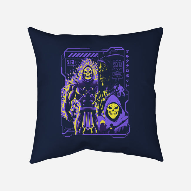 Skeletor Manga-none removable cover w insert throw pillow-albertocubatas