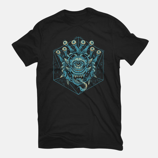 The Beholder And The Dice-mens heavyweight tee-Logozaste