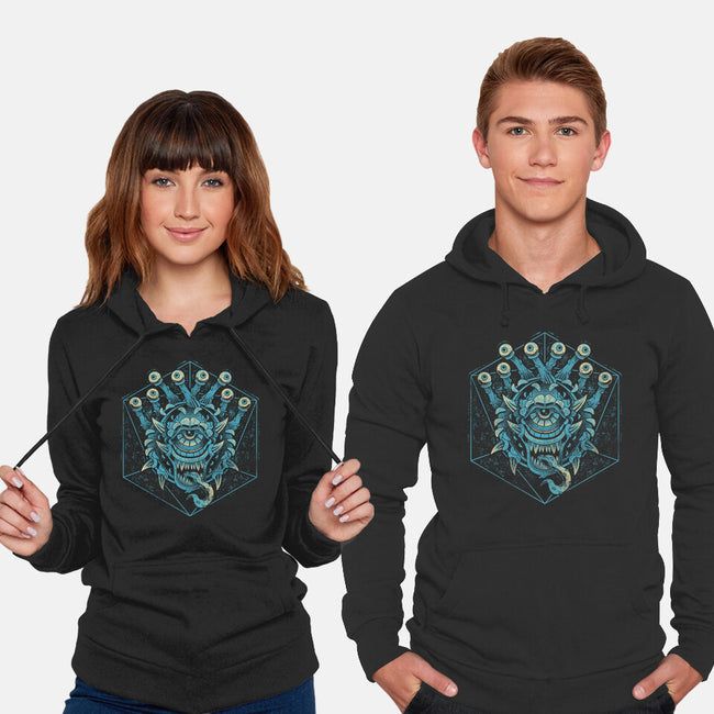 The Beholder And The Dice-unisex pullover sweatshirt-Logozaste