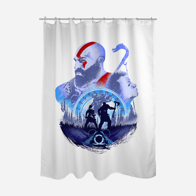 Adventures With My Father-none polyester shower curtain-hypertwenty