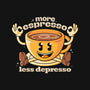 More Espresso-none adjustable tote bag-Douglasstencil